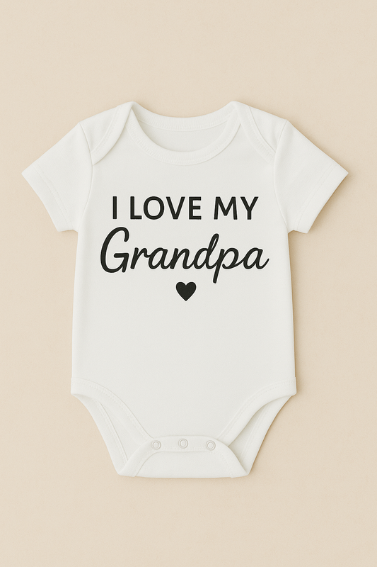 I Love My Grandpa romper