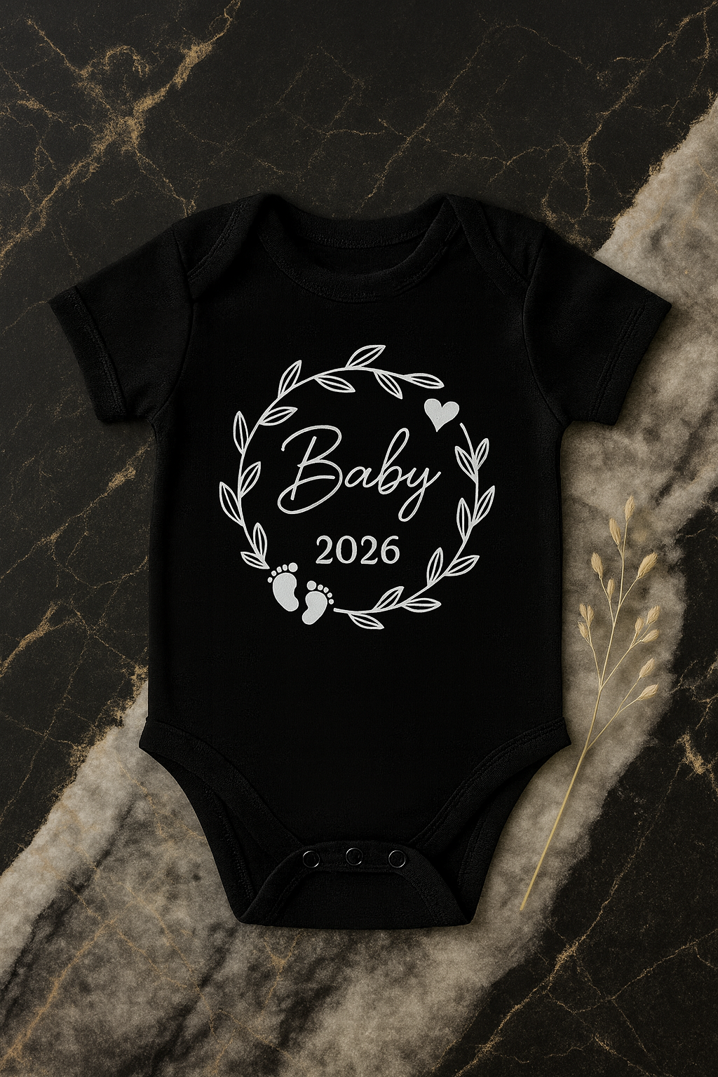 Baby 2026 Romper met Krans