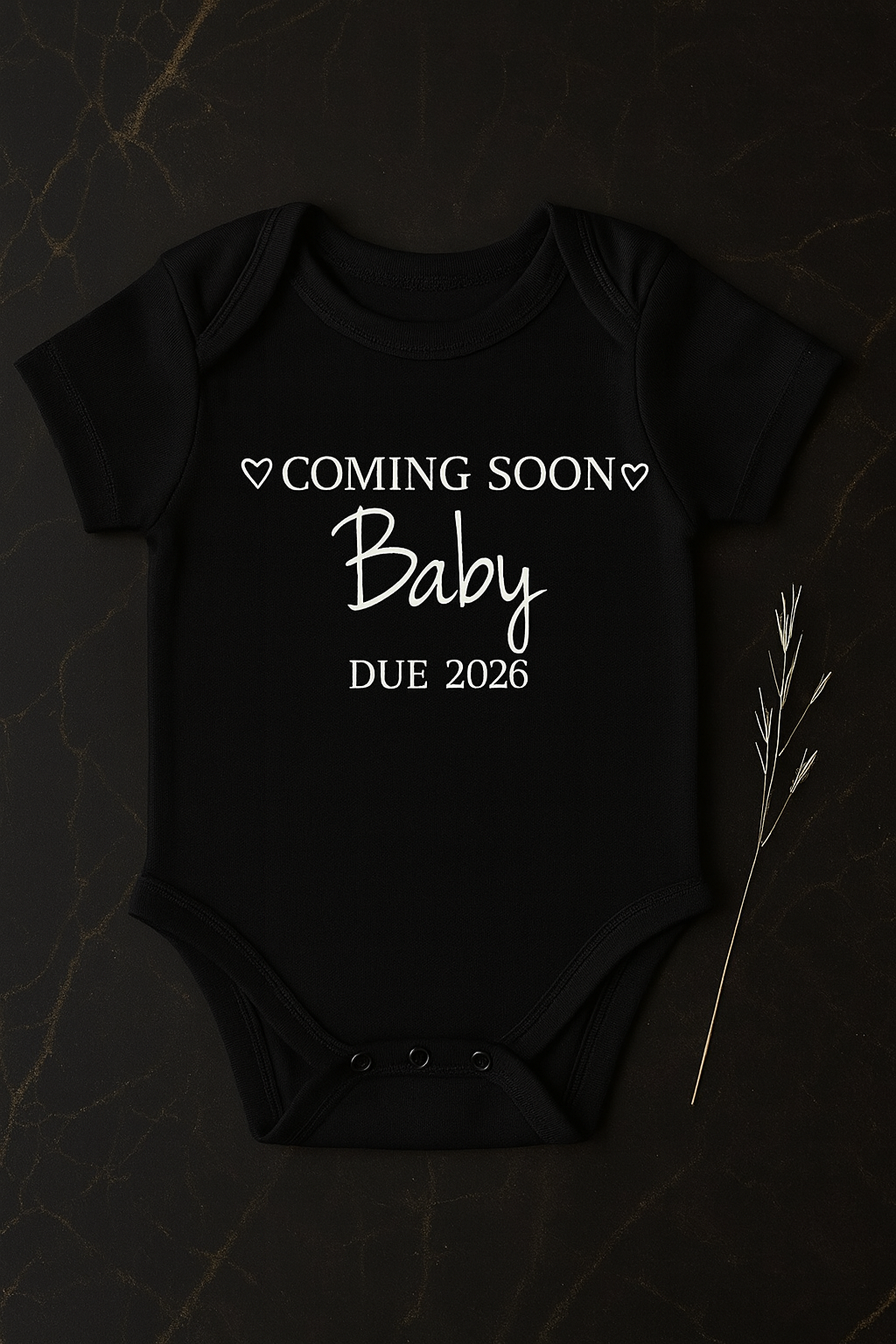 Coming Soon Baby – Due 2026 Romper