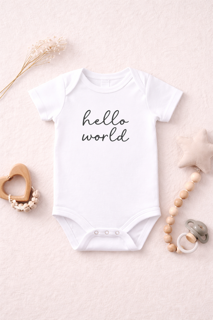 Hello World Romper