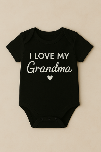 I Love My Grandma romper