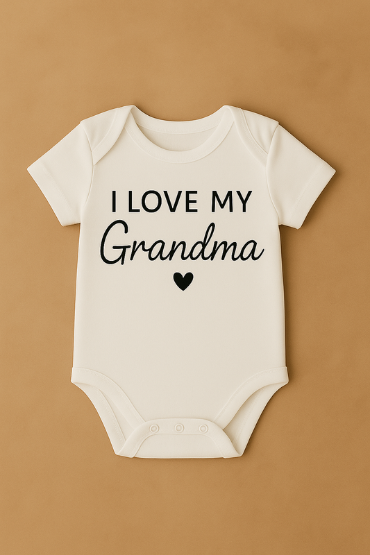 I Love My Grandma romper