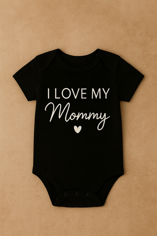 I Love My Mommy romper