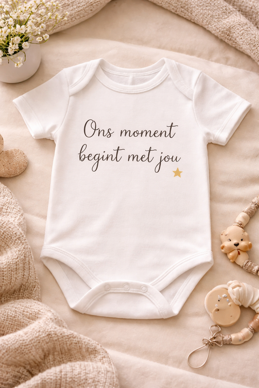 Ons moment begint met jou Romper